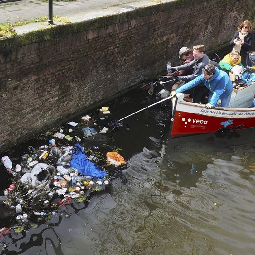 amsterdam tourists can combine sightseeing with plastic fishing on the city's canals - 3
