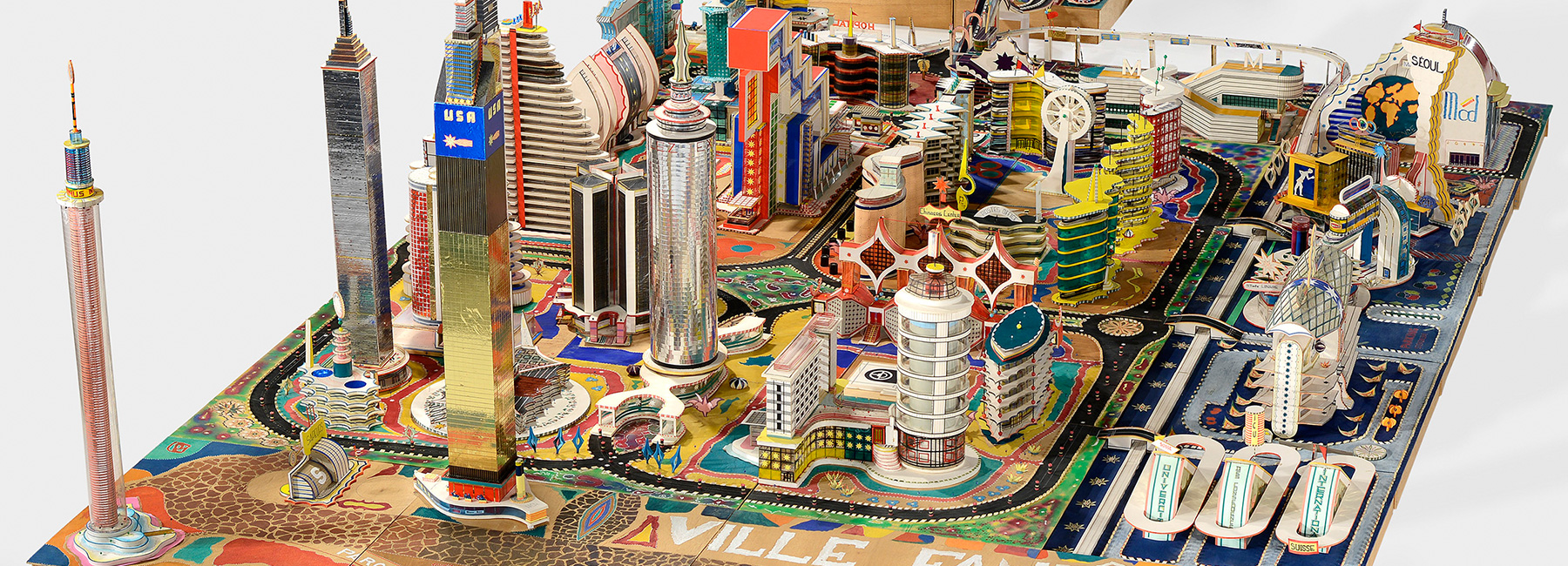 the fantastical city dreams of visionary artist bodys isek kingilez at MoMA