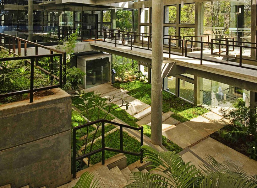 CORE architecture plants a tropical garden on a concrete hillock in