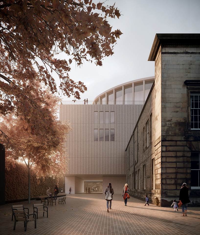 david chipperfield updates plans for edinburgh's IMPACT centre