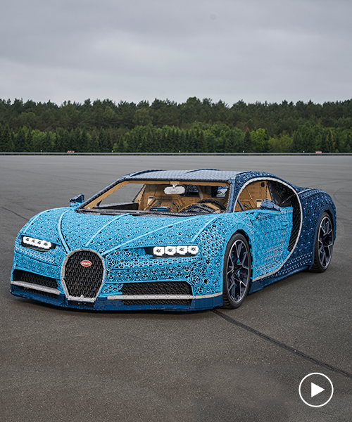 Lego Built A Life Size Technic Bugatti Chiron Model