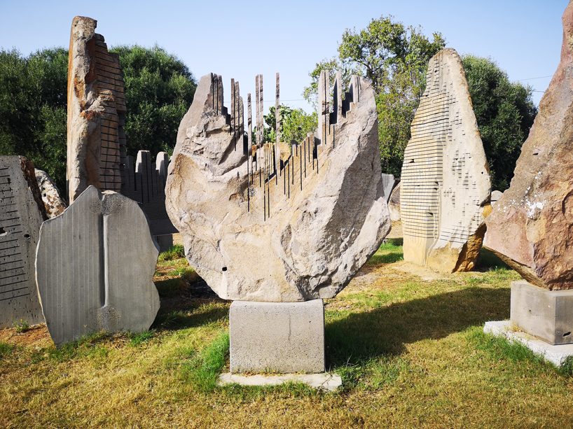 magic singing stones in the giardino sonoro by pinuccio sciola