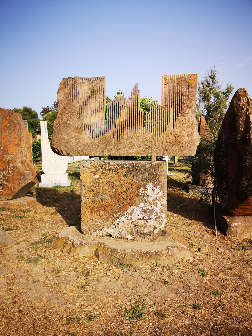 magic singing stones in the giardino sonoro by pinuccio sciola