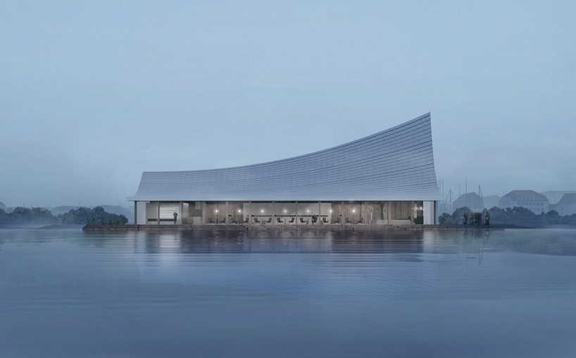 the most beautiful bookstore in chengdu by MUDA-architects sits by the xinglong lake