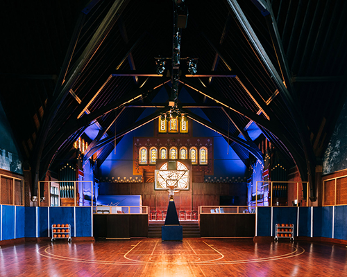 NIKE transforms 1885 church in chicago into basketball facility