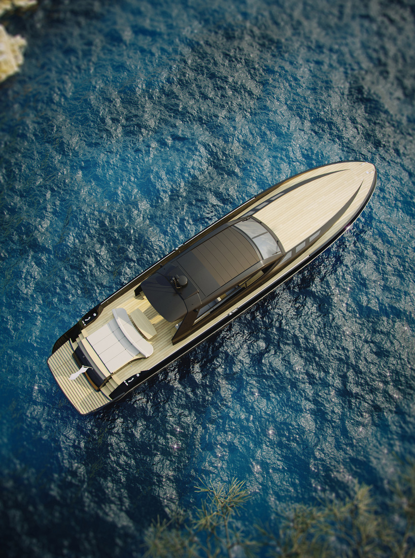 OTAM 85 GTS is a gullwing door supercar-inspired superyacht - 1