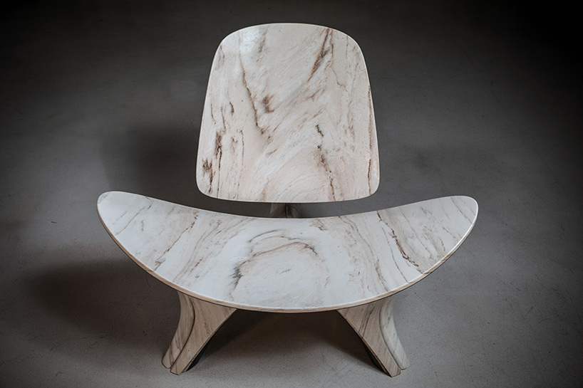 zaha hadid marble chair