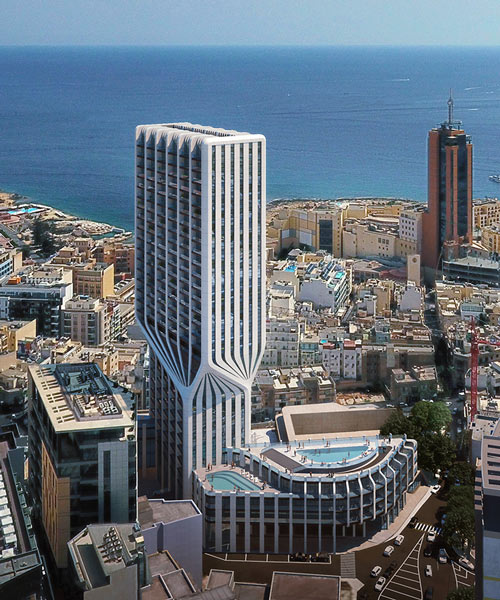 zaha hadid architects plans 'mercury tower' for malta
