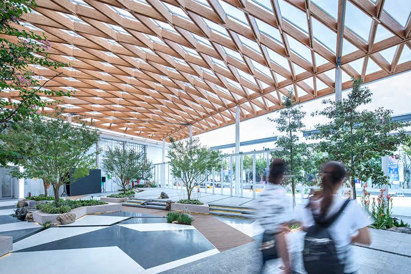 archi-union builds 8885 sqm venue in 100 days using prefab construction & 3D-printing designboom