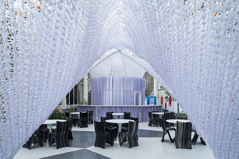 archi-union builds 8885 sqm venue in 100 days using prefab construction & 3D-printing designboom