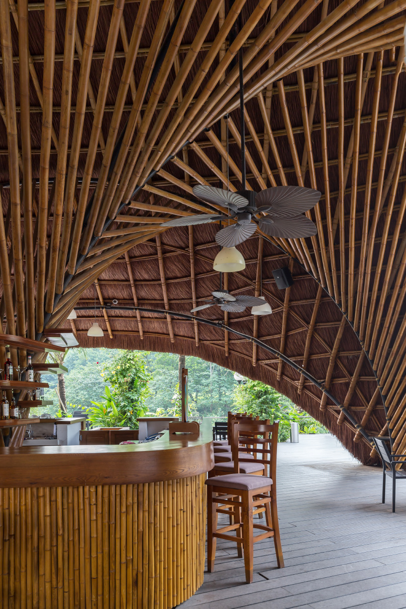 bambubuild bamboo flamingo pavilion