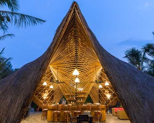 bambubuild creates versatile bamboo pavilion that can be reused and relocated