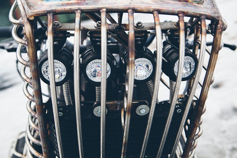 el solitario impostor BMW R nineT custom motorcycle presented at homo faber designboom