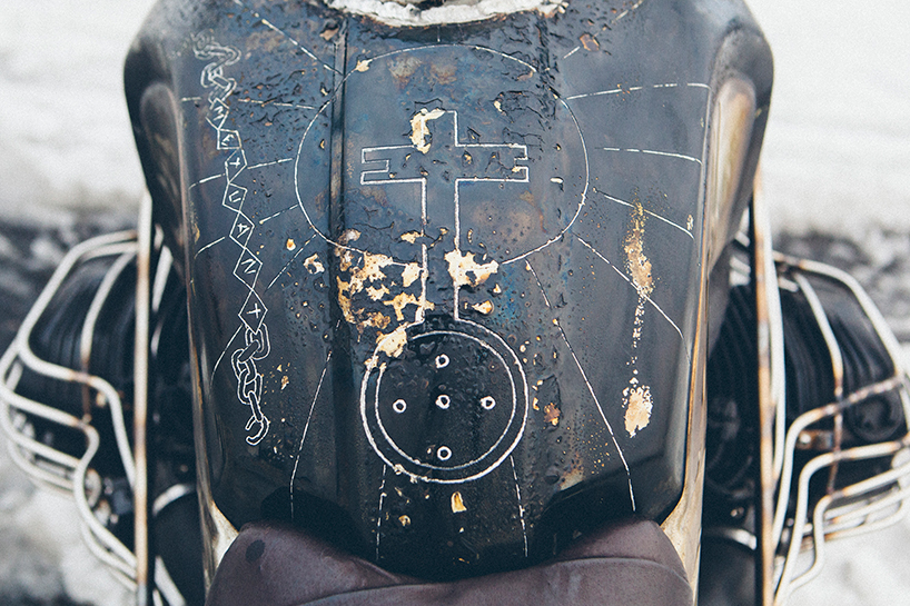 el solitario impostor BMW R nineT custom motorcycle presented at homo faber designboom