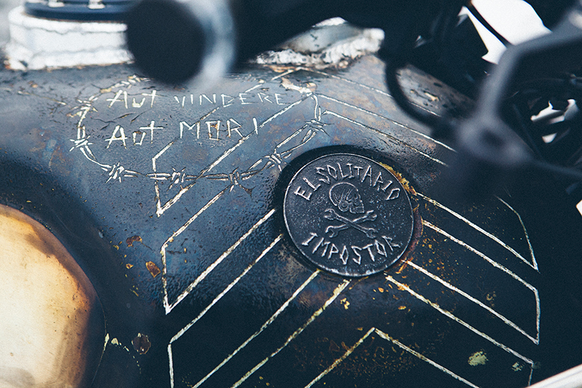 el solitario impostor BMW R nineT custom motorcycle presented at homo faber designboom