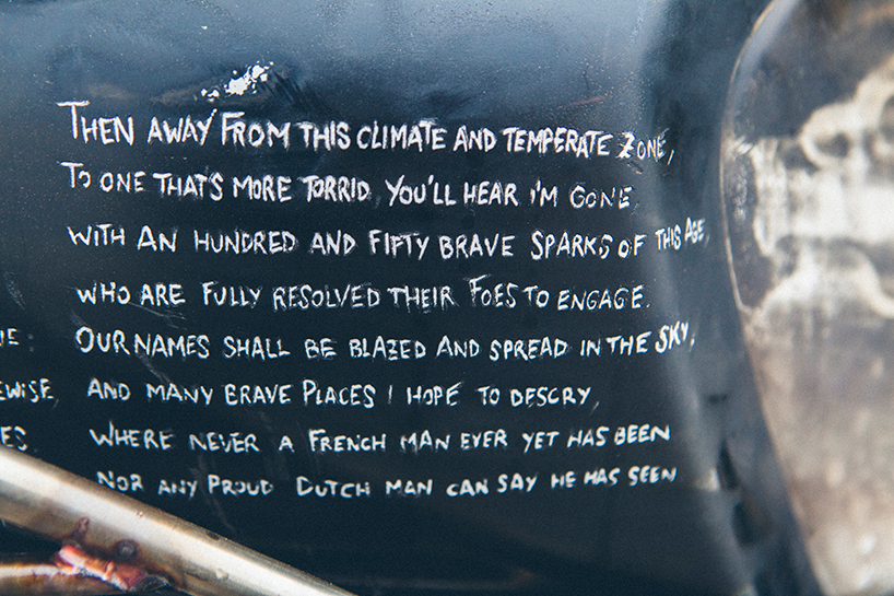 el solitario impostor BMW R nineT custom motorcycle presented at homo faber designboom