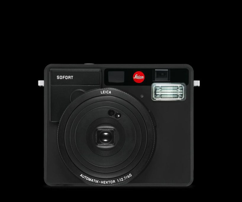 leica releases a black version of its SOFORT instant camera for $299 designboom