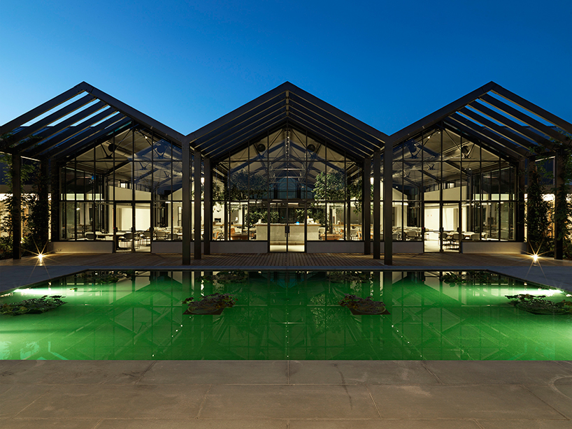 matteo thun unveils davines village, the house of sustainable beauty designboom