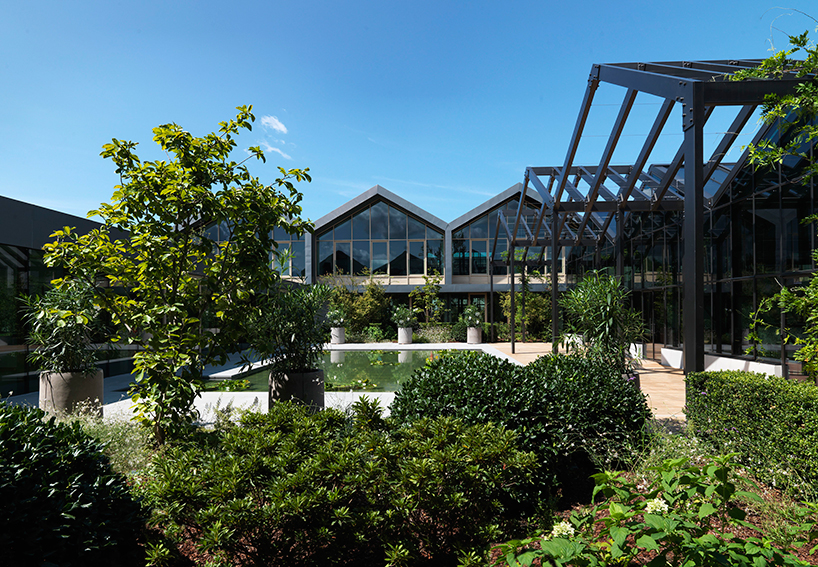 matteo thun unveils davines village, the house of sustainable beauty designboom