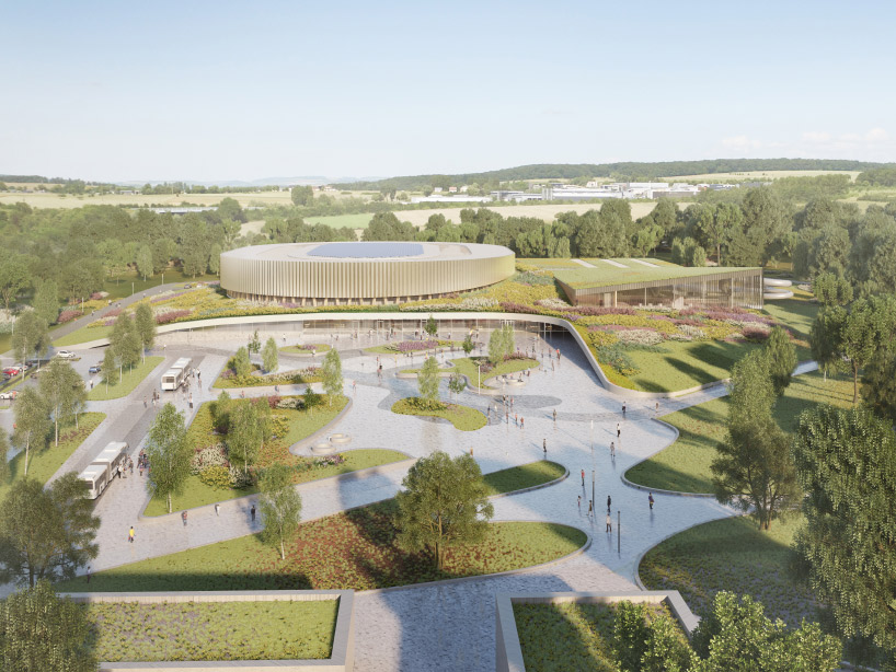 mecanoo velodrome luxembourg