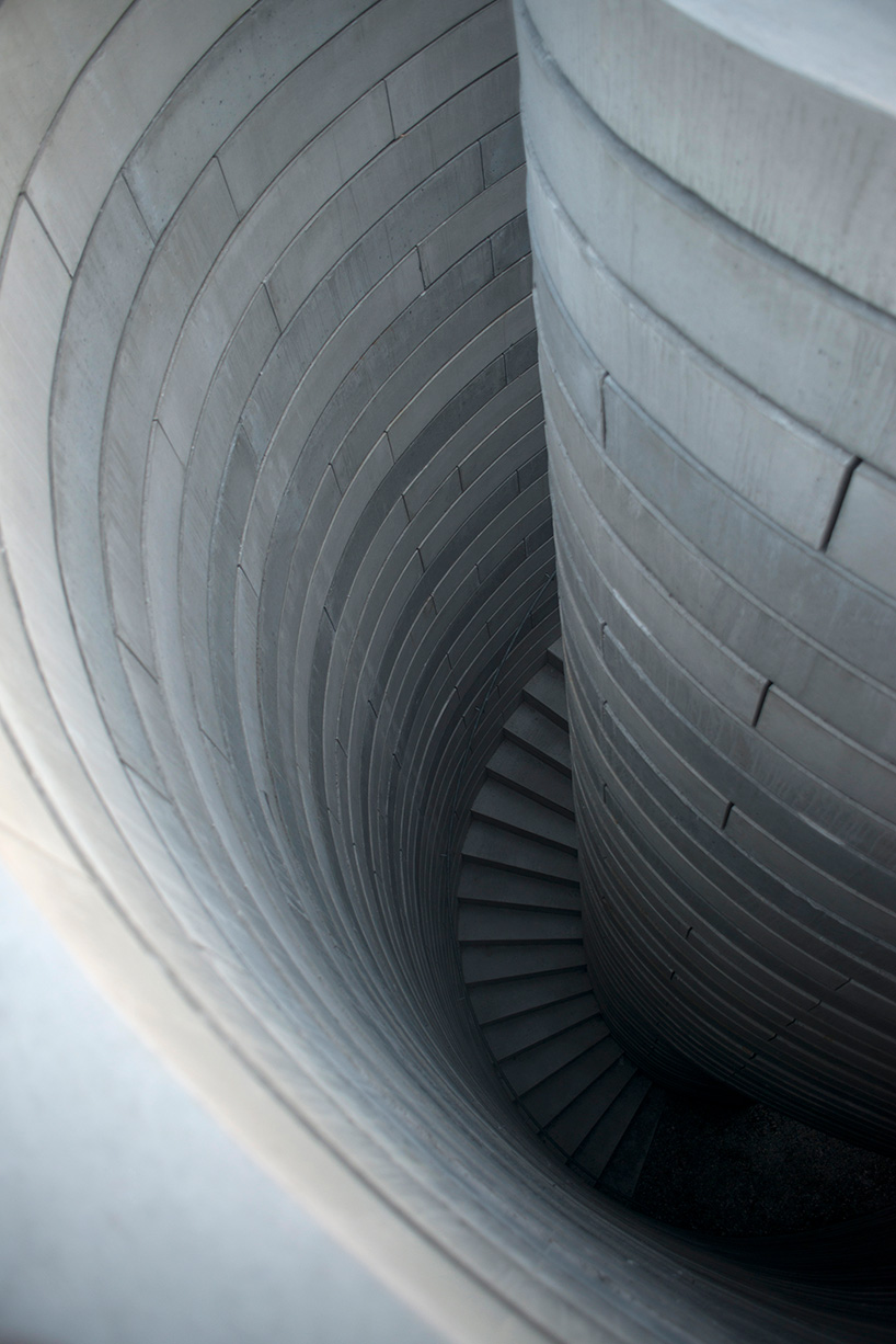 NEXT architects' tower landmark connects geology and history along the dutch landscape designboom