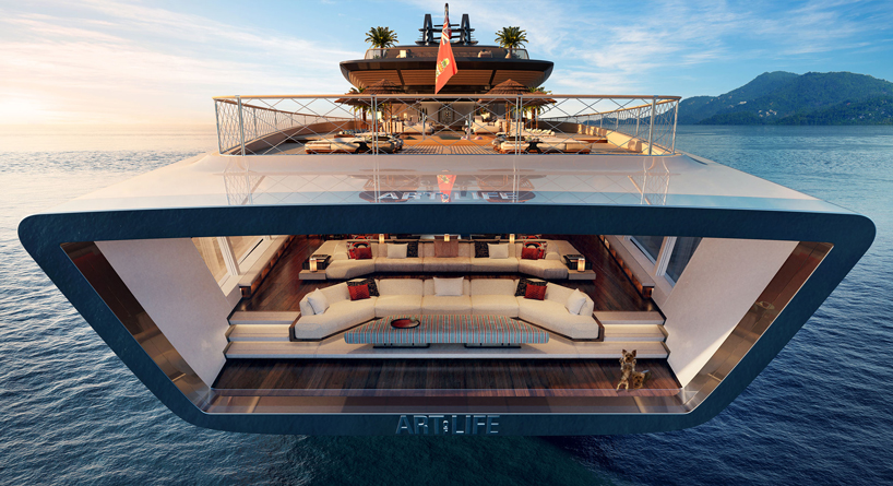 sinot's 115m superyacht concept presents the 'art of life' - 10