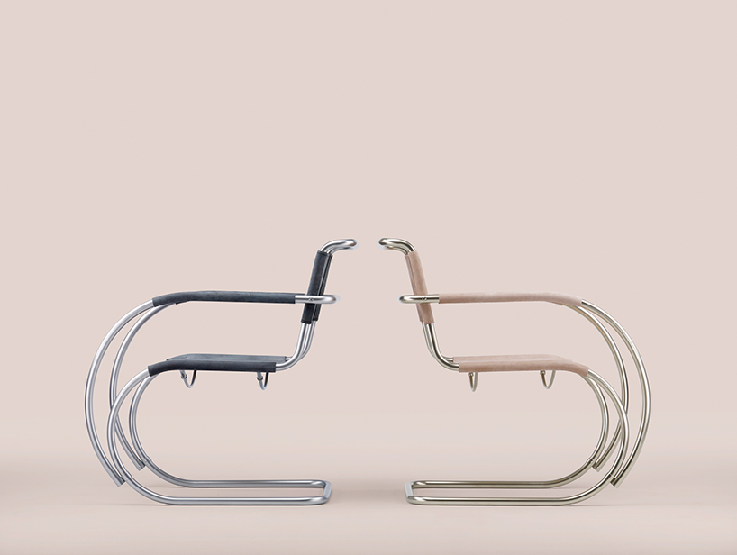 the bauhaus turns 100 and THONET celebrates with a limited edition chair by besau marguerre designboom
