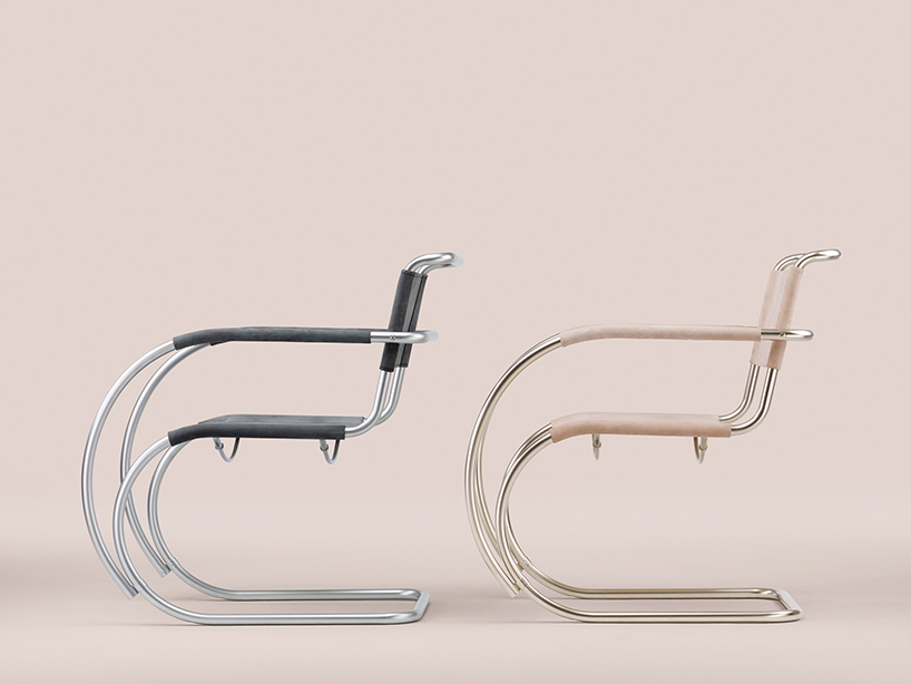 the bauhaus turns 100 and THONET celebrates with a limited edition chair by besau marguerre designboom