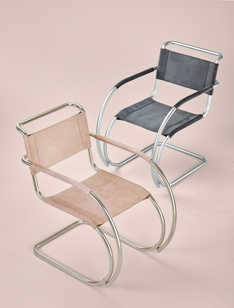 the bauhaus turns 100 and THONET celebrates with a limited edition chair by besau marguerre designboom