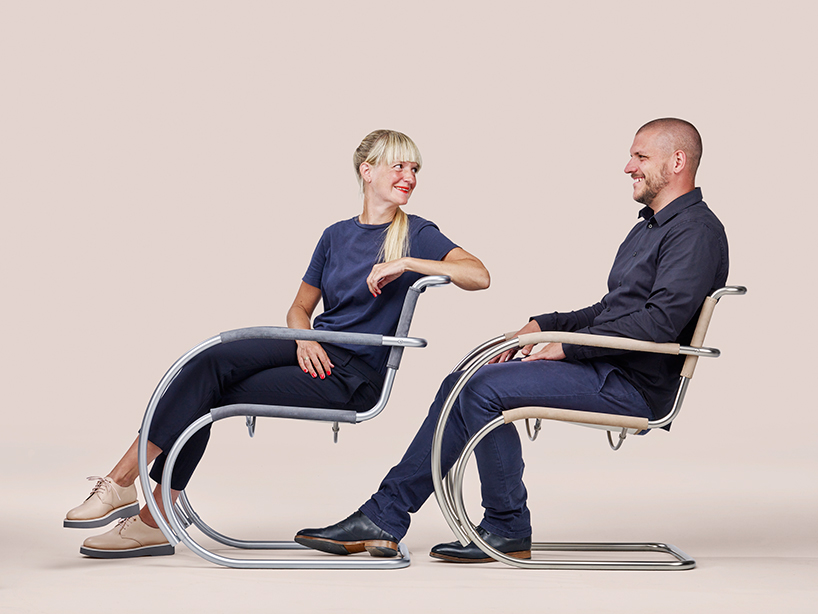 the bauhaus turns 100 and THONET celebrates with a limited edition chair by besau marguerre designboom