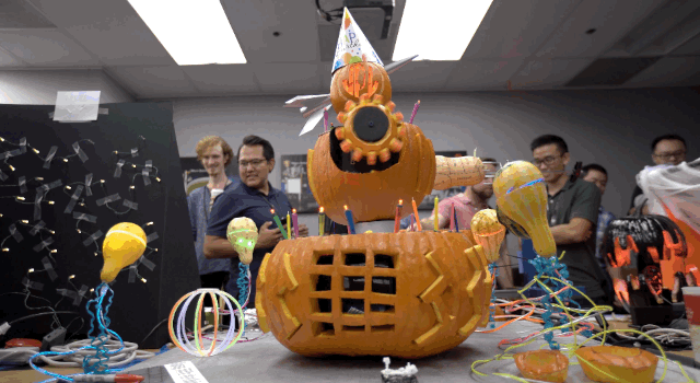 NASA pumpkin carving