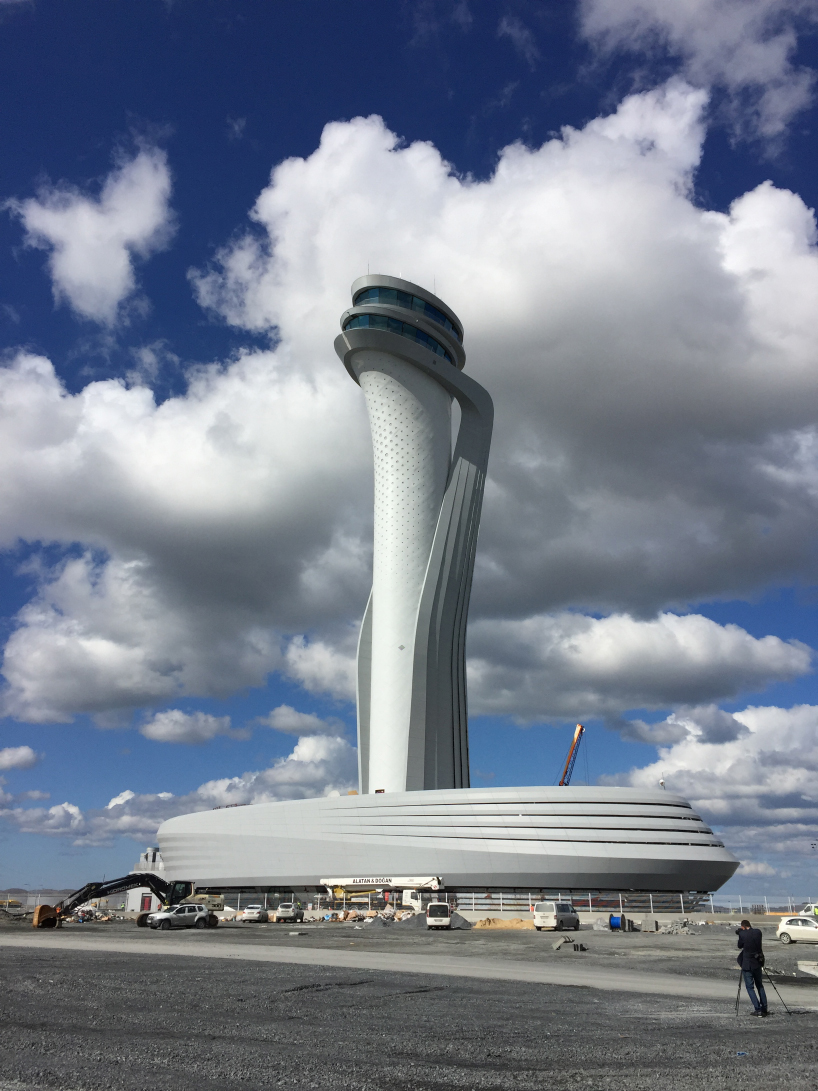 pininfarina air traffic control tower istanbul new airport