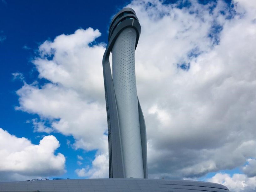 pininfarina air traffic control tower istanbul new airport