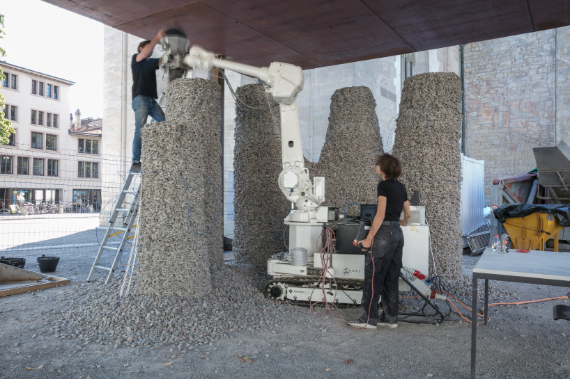 ETH zurich rock print pavilion
