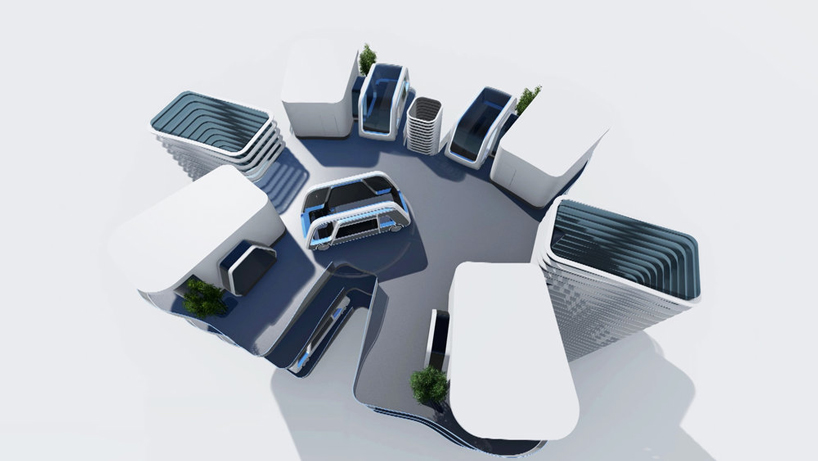 aprilli design studio's autonomous travel suite is a hotel room on wheels