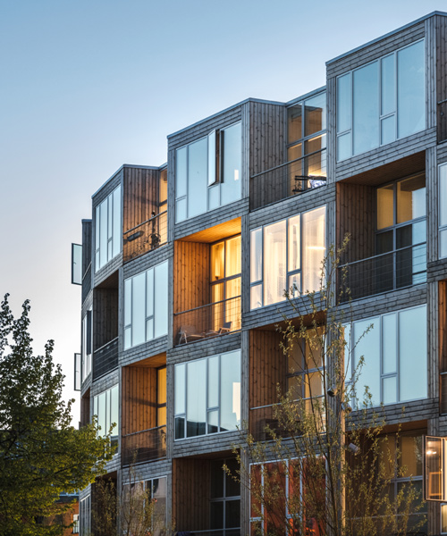 BIG completes low housing development in copenhagen