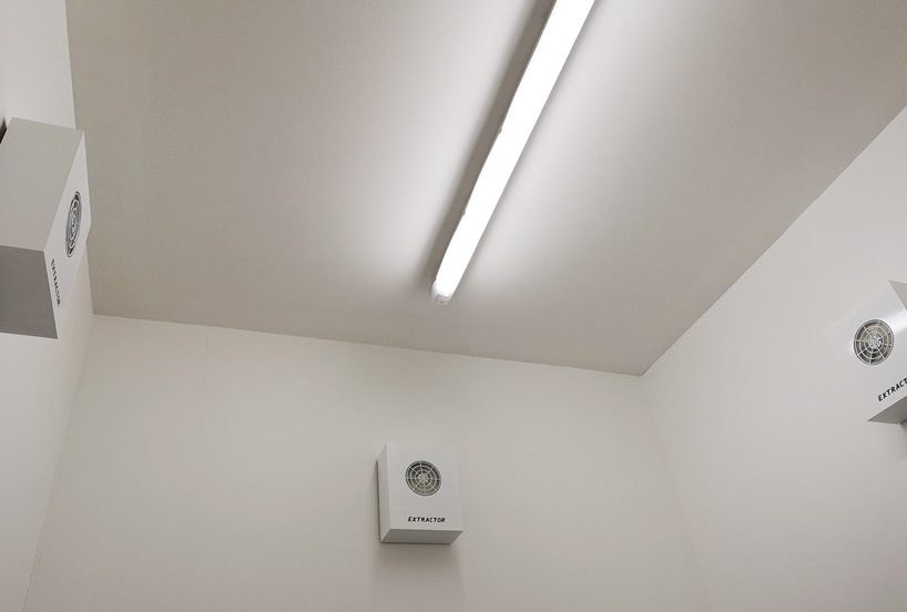 david shrigley's tongue-in-cheek neon works presented as a shopfront during frieze art fair