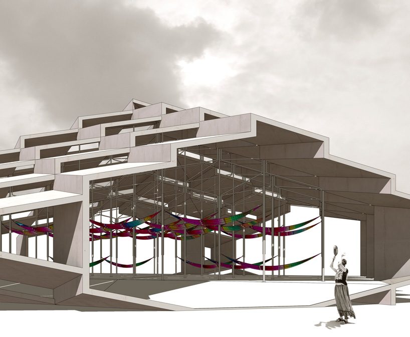 didier fiúza faustino builds community shelter pro bono for earthquake-struck mexican city