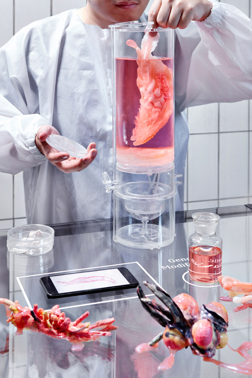 kuang-yi ku creates artificial animal parts to replace the use of real ones in chinese medicine