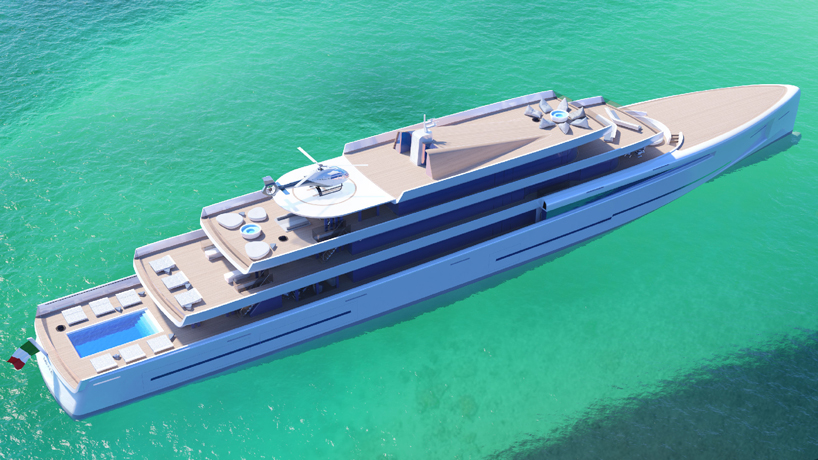 invisible superyacht concept is clad in mirrors and designed to disappear into the sea - 1