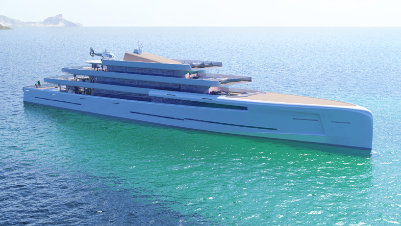 invisible superyacht concept is clad in mirrors and designed to disappear into the sea - 3