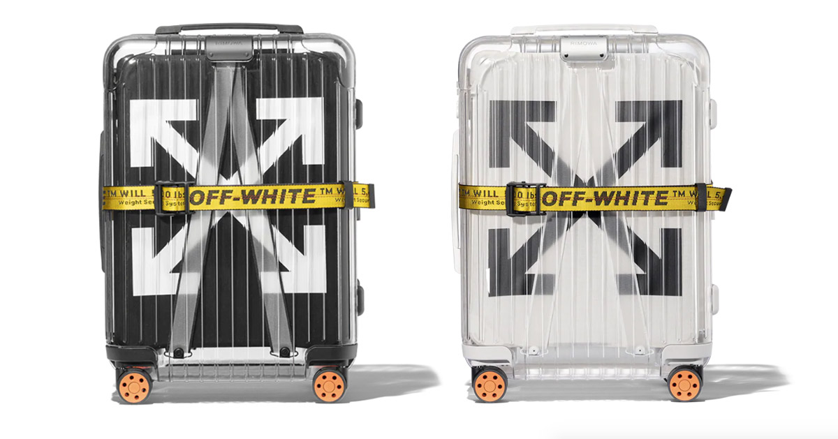 off white rimowa suitcase