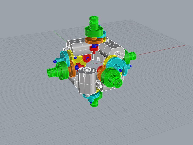 this self-solving rubik's cube is powered by a custom 3D-printed core