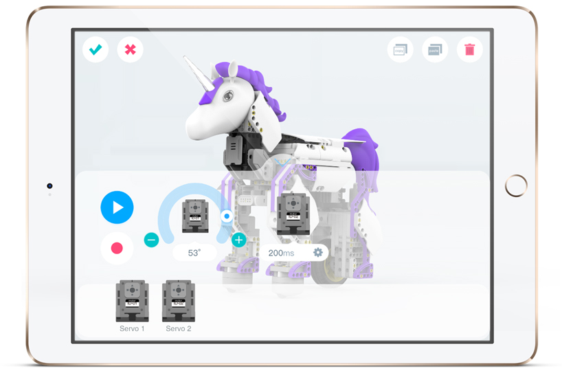 12346円 【海外輸入】 UBTECH 神話シリーズ Unicornbot Kitアプリ対応ビルディングコーディングステム学習キット 送料無料