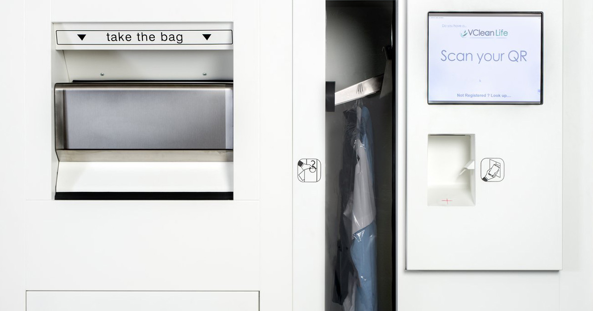laundry vending machines in london come as alternative to drycleaning