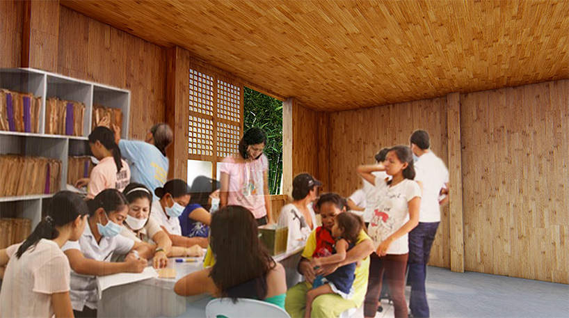 cubo modular bamboo housing