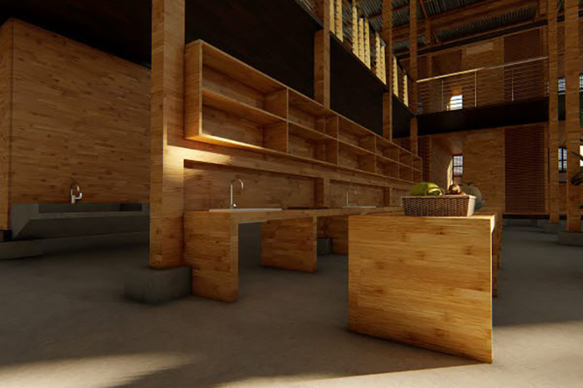 cubo modular bamboo housing