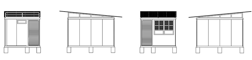cubo modular bamboo housing