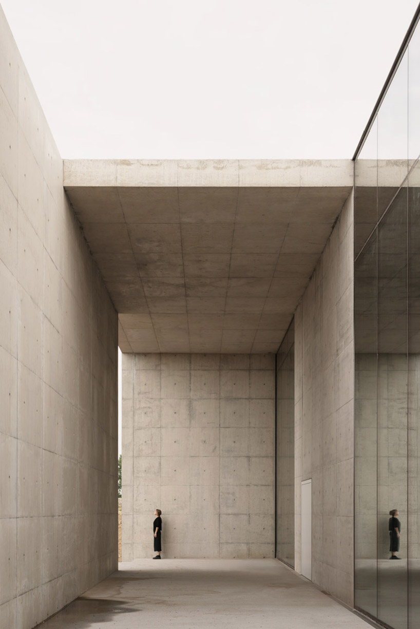 KAAN architecten's crematorium siesegem in belgium is a peaceful oasis for reminiscence designboom