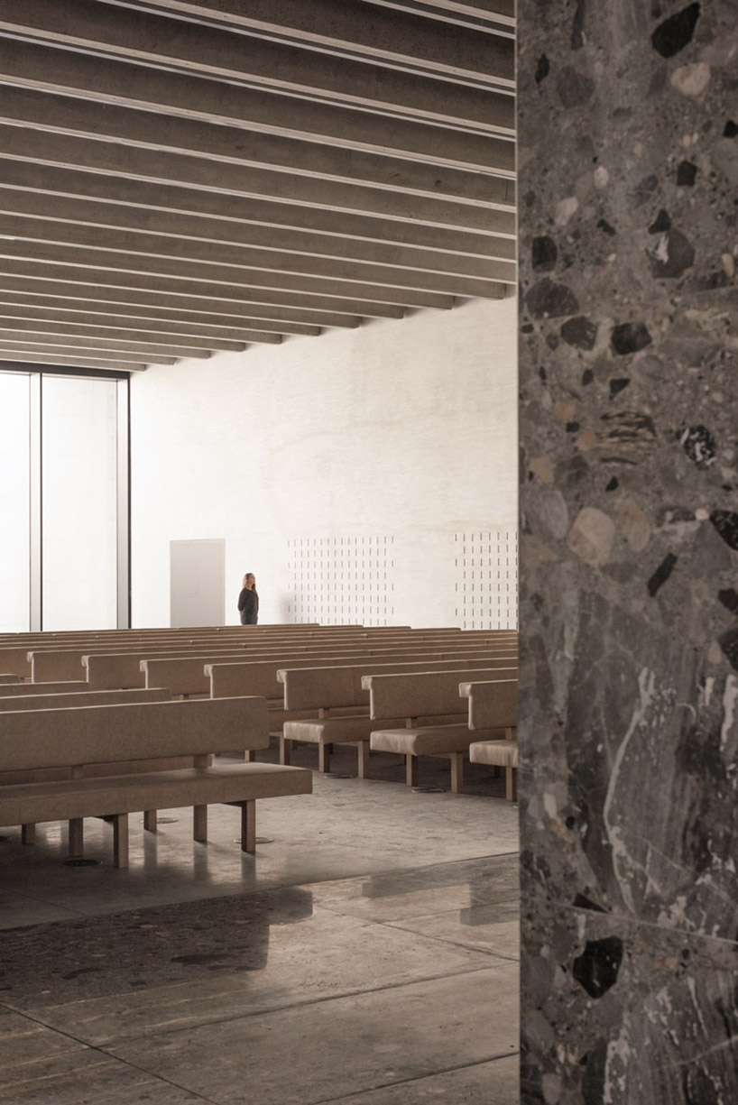 KAAN architecten's crematorium siesegem in belgium is a peaceful oasis for reminiscence designboom